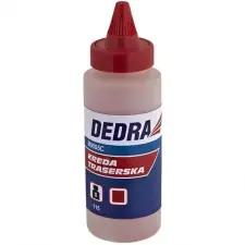 DEDRA Porfesték kréta 115g, piros kőműves és burkoló szerszám