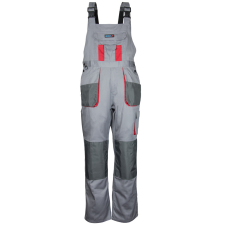 DEDRA Védő kertésznadrág LD/54 méretben, szürke, Comfort line, 190g/m2 grammatúra munkaruha