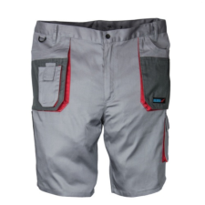 DEDRA Védő rövidnadrág méret M/50, szürke, Comfort line, anyagsúly 190g/m2 munkaruha