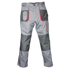 DEDRA Védőnadrág XXL/58 méretben, szürke, Comfort line, 190g/m2 grammatúra munkaruha
