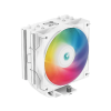 Deepcool AG400 WH ARGB univerzális CPU hűtő, RGB, 1x12cm, PWM, 4pin, fehér (R-AG400-WHANMC-G-2)