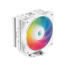 Deepcool AG400 WH ARGB univerzális CPU hűtő, RGB, 1x12cm, PWM, 4pin, fehér (R-AG400-WHANMC-G-2) hűtés