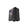 Deepcool CC560 ARGB V2 táp nélküli ablakos ház fekete (R-CC560-BKTAA4-G-2) (R-CC560-BKTAA4-G-2)