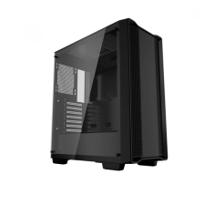 Deepcool CC560 V2 ventilátor NÉLKÜL fekete (R-CC560-BKNAA0-G-2) számítógép ház