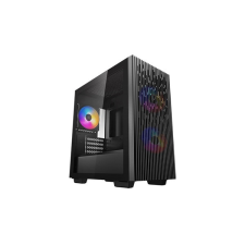 Deepcool Martexx  40 3FS (mATX, ablakos, fekete) számítógép ház