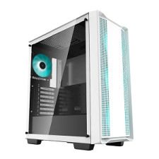  DeepCool Számítógépház - CC560 WHITE (fehér, ablakos, 3x12cm ventilátor, Mini-ITX / Mico-ATX / ATX, számítógép ház