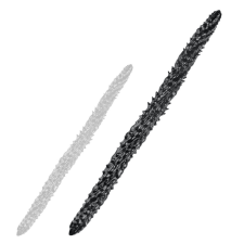 Deepleasure Big Silur – prémium fekete dildo (80 x 6.5 cm) műpénisz, dildó