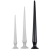 Deepleasure Dildó farok Flex L 48 x 4,5 cm Fekete