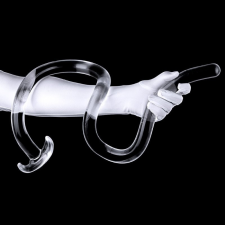 Deepleasure Dildo óriás kígyó 100 x 3cm átlátszó műpénisz, dildó