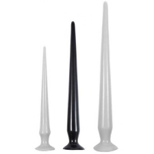 Deepleasure Dildo Tail Flex M – rugalmas, prémium fekete dildó műpénisz, dildó