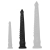 Deepleasure Oktoop M – prémium fekete dildo 43 cm hosszú