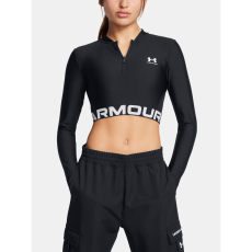 Default Under Armour Aláöltözet Nõi póló Under Armour HeatGear Rib 1/4 Zip LS női