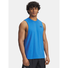 Default Under Armour Atléta Férfi trikó Under Armour UA LEFT CHEST CUT OFF TANK-BLU férfi