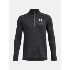 Default Under Armour Hosszú ujjú póló Fiú póló Under Armour UA Tech 2.0 1/2 Zip-GRY fiú