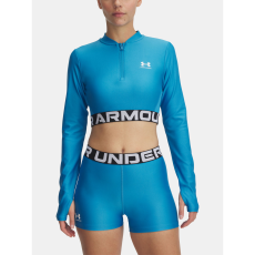Default Under Armour Pulóver zip Nõi póló Under Armour HeatGear Rib 1/4 Zip LS női