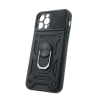Defender Slide iPhone 12 / 12 Pro ütésálló tok, fekete
