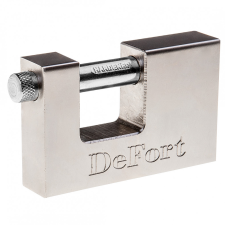 Defort lakat 90mm réz tömb 3 kulccsal lakat