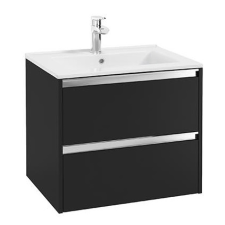Defra Fonte szekrény 59x45.8x50 cm oldalt függő fekete 154-D-06018 fürdőszoba bútor