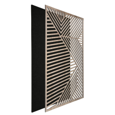  DehalQ akusztikus 60x90 cm mintázat-2  falpanel fekete alappal fahatású előlappal tapéta, díszléc és más dekoráció