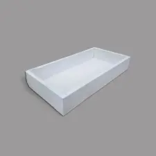  Dekoláda fehér kicsi 20x10cm, mag:3,2cm dekorációs kellék