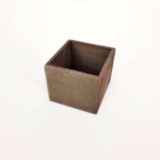  Dekoláda rusztikus kocka 9x9cm dekorációs kellék