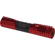  Dekor anyag piros színben karácsonyi dekoráció