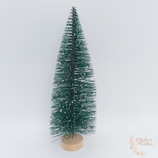  Dekor fenyőfa - zöld - 20 cm dekoráció