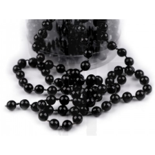  Dekor gyöngyfüzér 260 cm - Fekete karácsonyfa izzósor