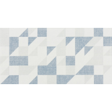  Dekor Rako Tess textil kék 20x40 cm matt/fényes WADMB455.1 csempe
