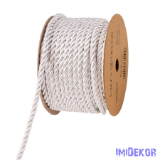  Dekor zsinór 3mm x 10m - Fényes Fehér dekorációs kellék