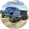 DEKORA Kék pickup tortaostya