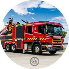 DEKORA Scania Tűzoltó autó tortaostya sütés és főzés