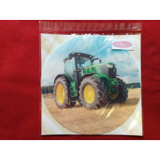  Dekorációs ostya -Zöld traktor dekorációs kellék