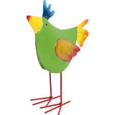  Dekorfigura tyúk 27 cm x 11 cm x 24 cm tarka kerti dekoráció