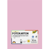  Dekorkarton, A4, 300 g, 50 lap, FOLIA, halvány rózsaszín