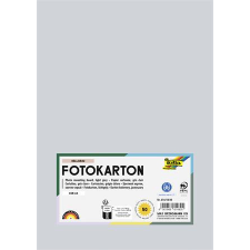  Dekorkarton, A4, 300 g, 50 lap, FOLIA, világosszürke kreatív papír
