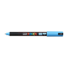 Dekormarker 0,7-1mm, Uni, Posca PC-1MR világoskék filctoll, marker
