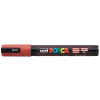  Dekormarker, 1,8-2,5 mm, UNI "Posca PC-5M", rubin vörös