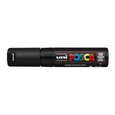 Dekormarker 8mm, Uni Posca PC-8K fekete filctoll, marker