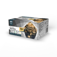 Dekortrend Basic 120 LED fényfüzér, meleg fehér, 6 méter karácsonyfa izzósor