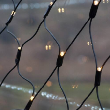 Dekortrend Kültéri LED fényháló, Meleg fehér, 2 x 2 méter, 192 LED kültéri izzósor