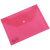 Deli Irattartó tasak, PP, A4, patentos, DELI Aurora T, pink (DEF10442)