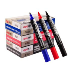 Deli kerek hegyű fekete alkoholos filc (DEU10020) filctoll, marker