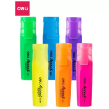 Deli Szövegkiemelő, DELI S621, sárga filctoll, marker