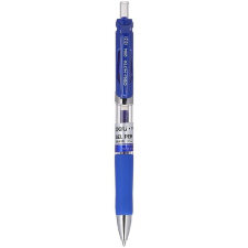 Deli Zseléstoll, 0,5 mm, nyomógombos, DELI Mate GEL, kék (DEQ10430) toll