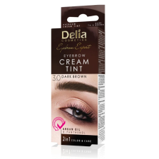 Delia Cosmetics Delia argánolajos szemöldökfesték 3.0 sötétbarna hajfesték, színező