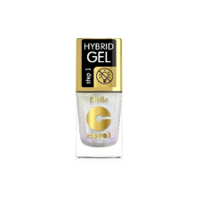 Delia Cosmetics Delia hybrid gel fehér csillámos színű körömlakk 11ml 104 körömlakk