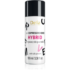 Delia Cosmetics Nail Express HYBRID körömlakklemosó 100 ml körömlakk lemosó, zseléfixáló