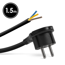 delight 05942A Hálózati tápkábel 1,5m - Fekete (05942A) kábel és adapter