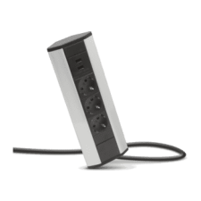 delight 20483 Sarokelosztó - 3 db aljzat, 2 db USB port hosszabbító, elosztó